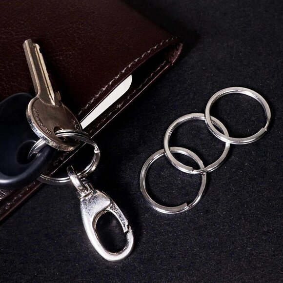 Corrosion-Resistant Marine Grade Key Rings - 5-Pack Stainless Steel Split Rings - Picture 7 of 7